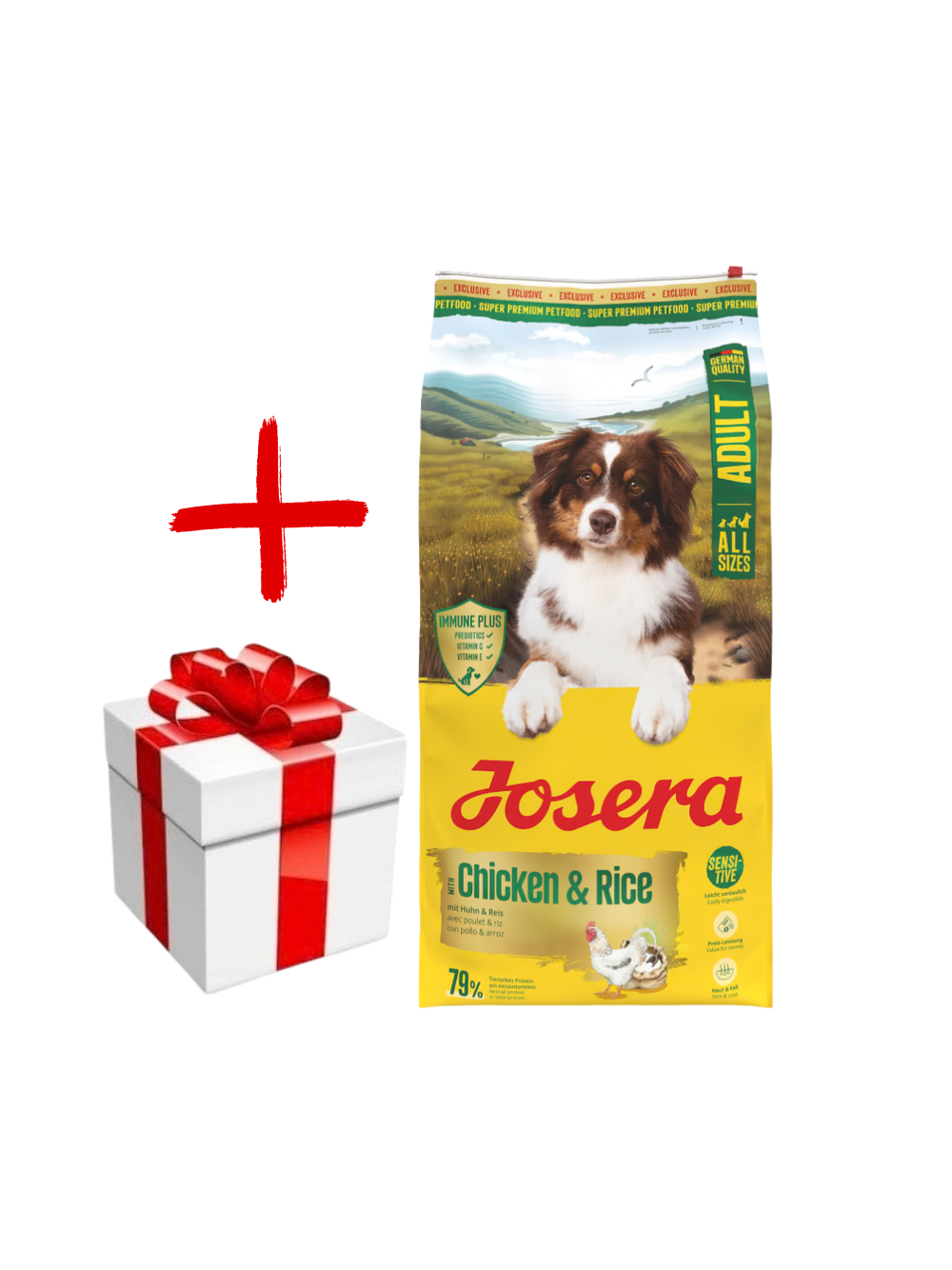 JOSERA Chicken&Rice 12,5kg + NIESPODZIANKA DLA PSA GRATIS!