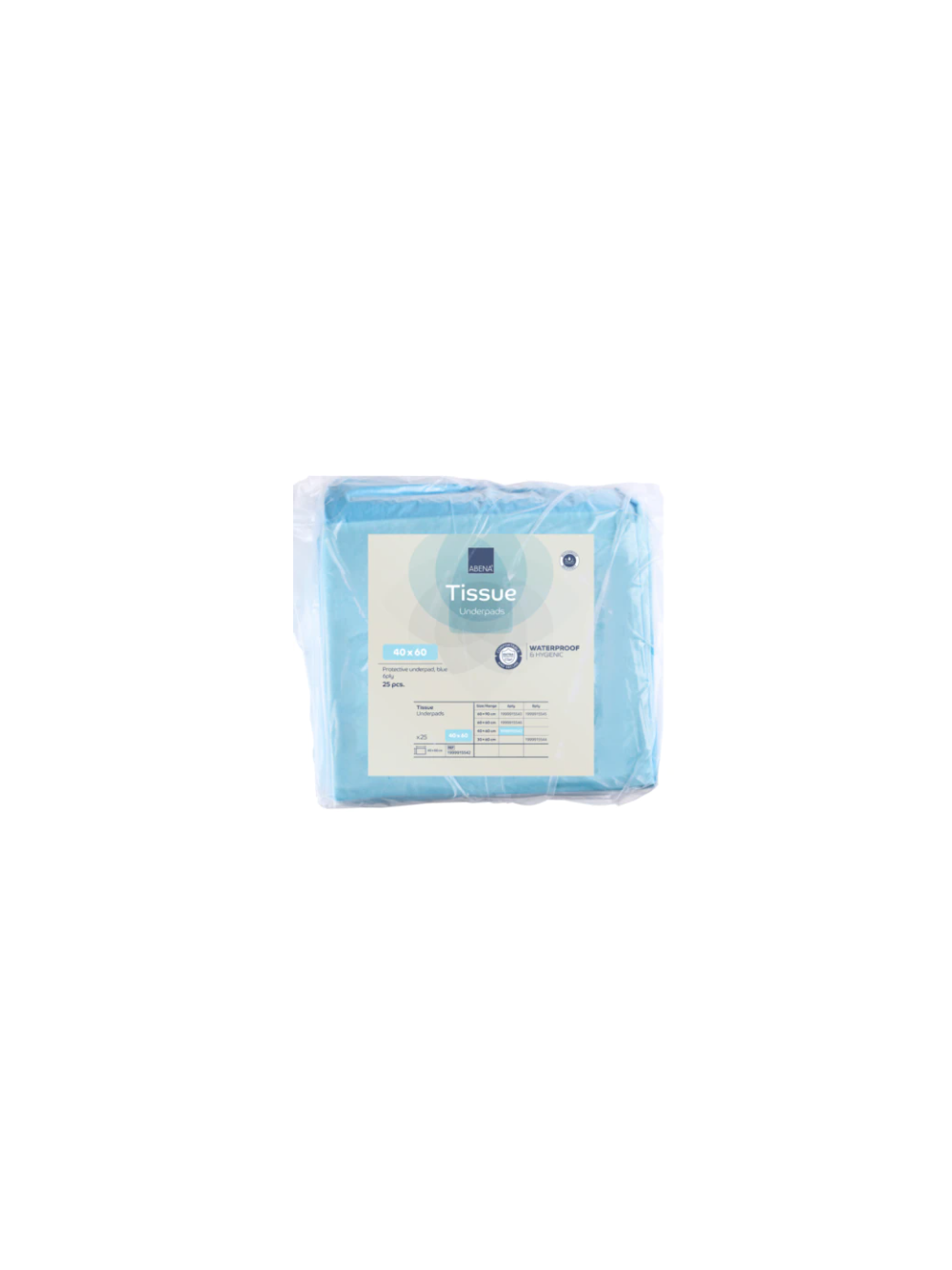 ABENA- Podkład TISSUE UNDERPADS 40x60 A'25