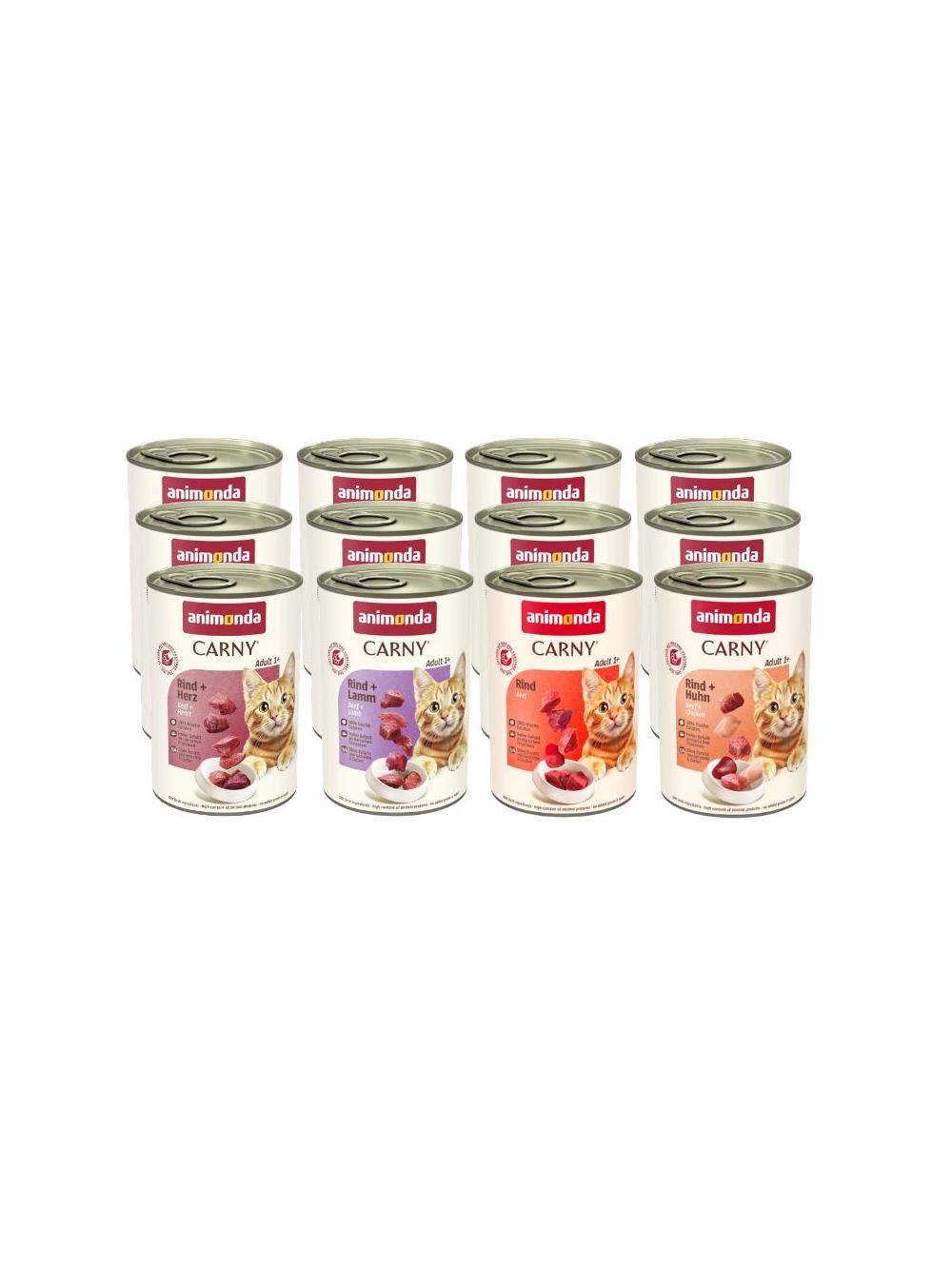 ANIMONDA Cat Carny Adult Mix smaków II 12 x 400g