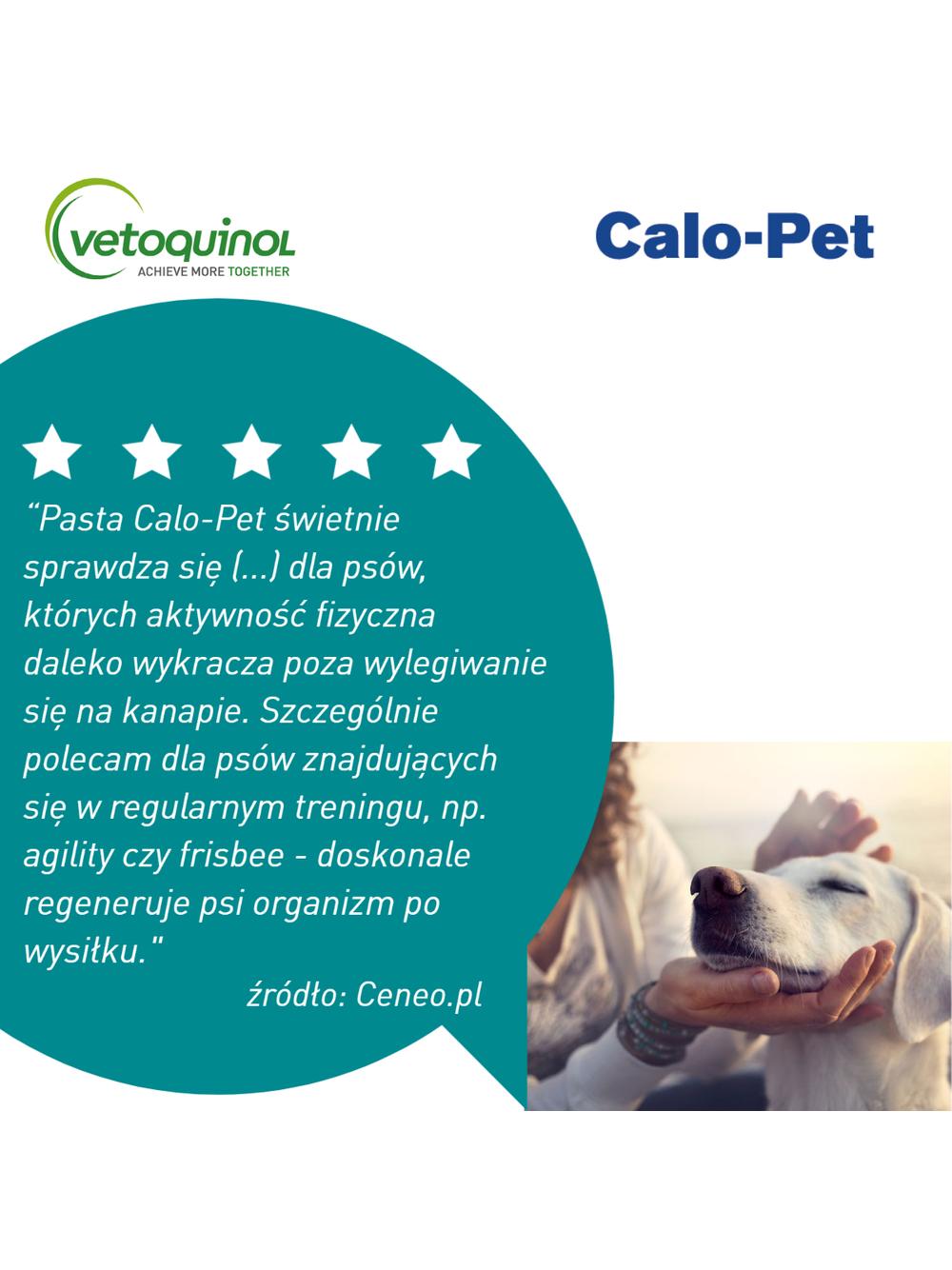 VETOQUINOL Calo-Pet - energetyczny dodatek żywieniowy dla psów i kotów 120g / DATA WAŻNOŚCI 07.2026
