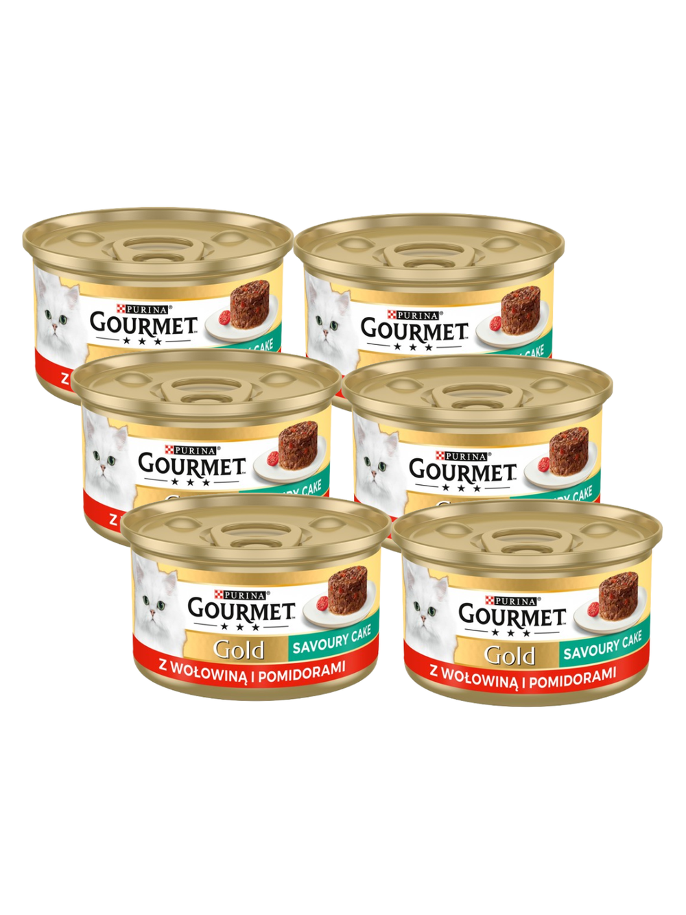 Purina Gourmet Gold wołowina w pomidorach 6x85g