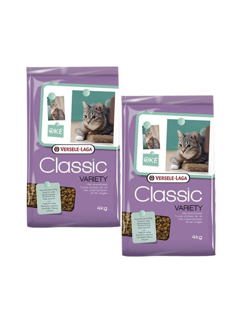 VERSELE-LAGA Classic Cat Variety 2x4kg