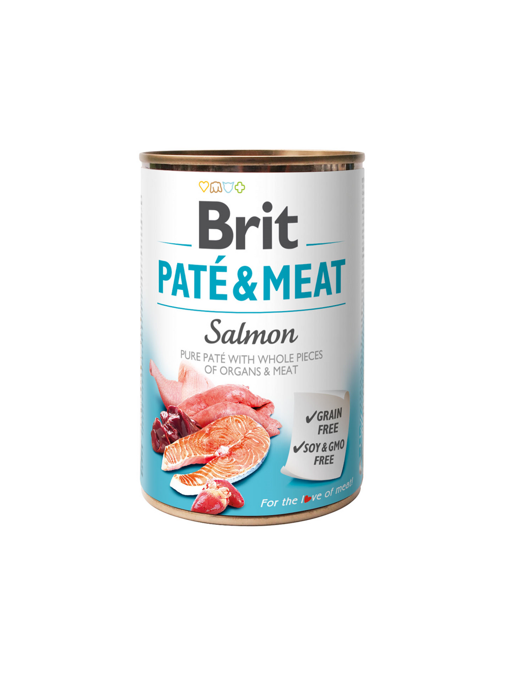 BRIT PATE & MEAT SALMON 400g