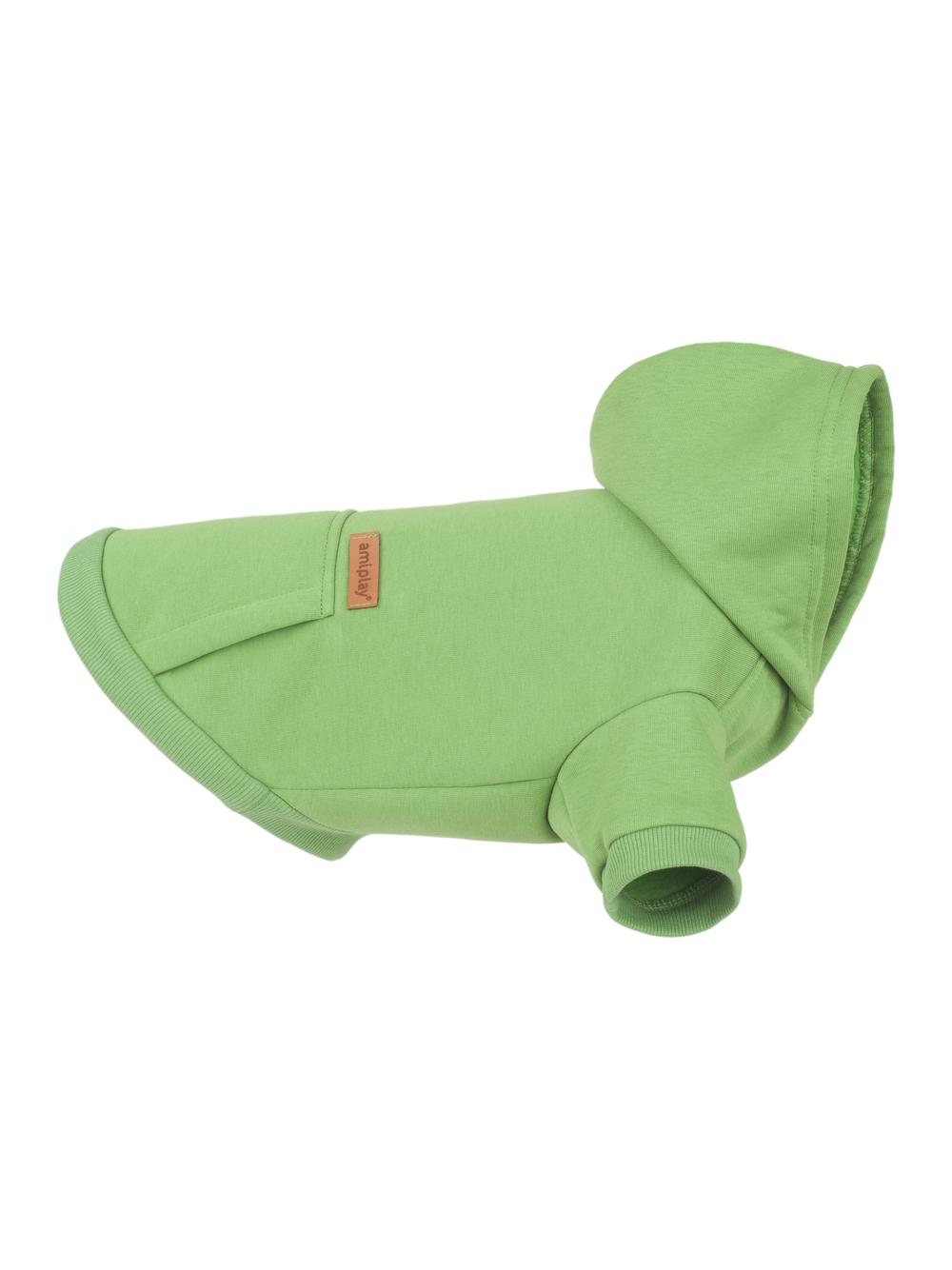 AMIPLAY-Bluza z kapturem Texas 50 cm Cocker Spaniel - zielona