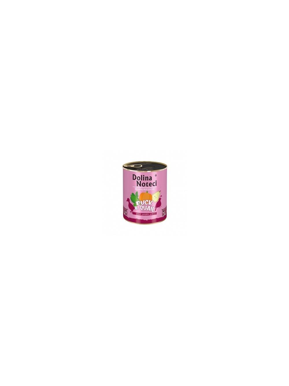 DOLINA NOTECI PREMIUM SUPERFOOD kaczka i przepiórka 6x800g