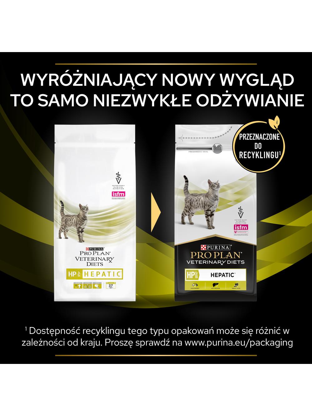 PRO PLAN Veterinary Diets HP St/Ox Hepatic Karma sucha dla kota 1,5 kg