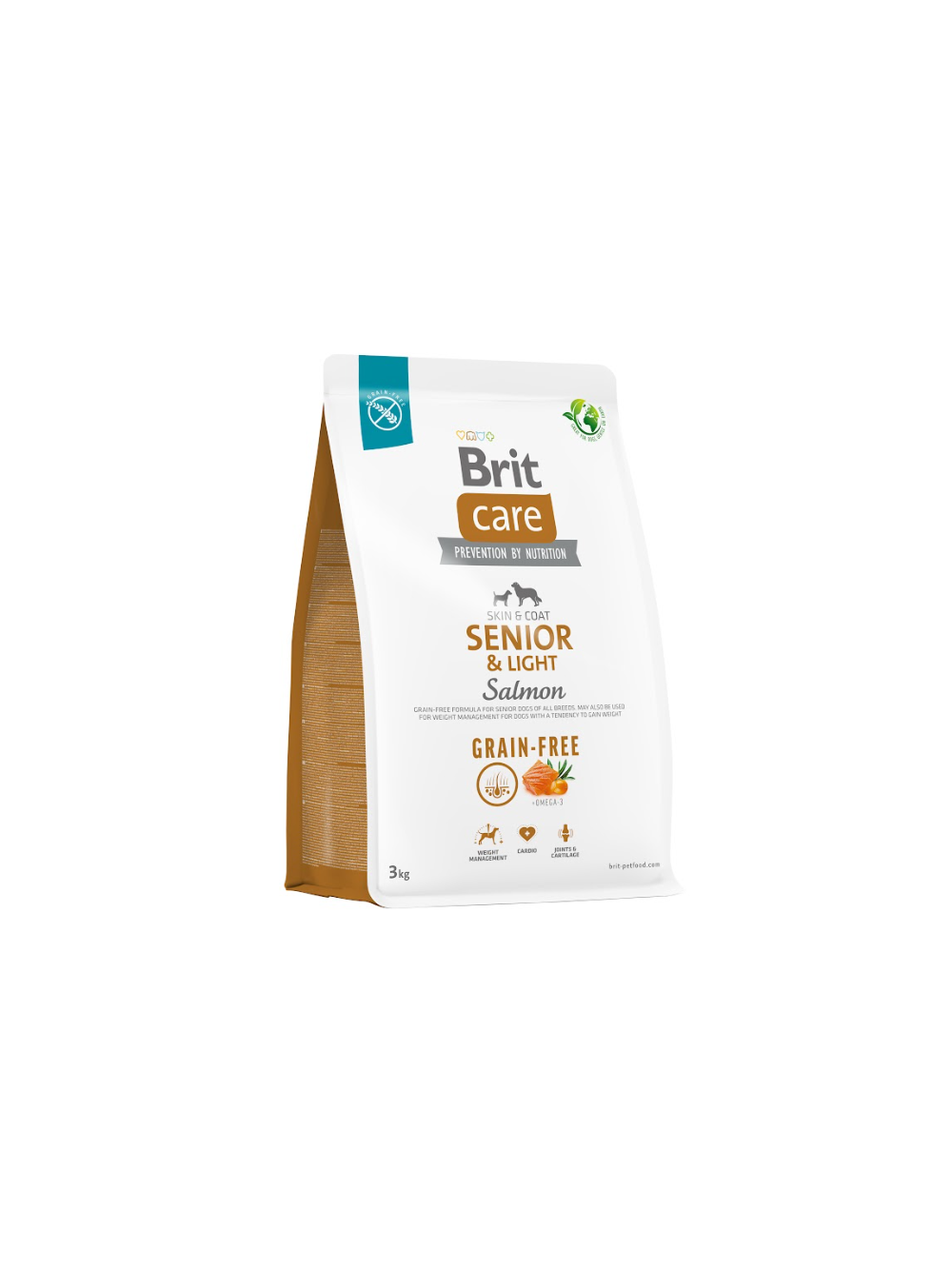 BRIT CARE Dog Grain-free Senior & Light Salmon 3kg