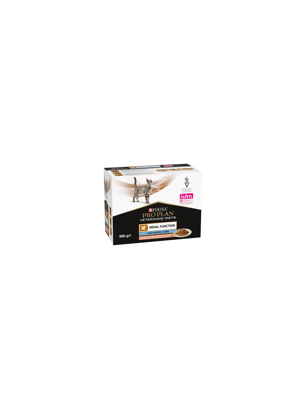 PRO PLAN Veterinary Diets NF AC Renal Function Karma mokra dla kota z łososiem 10x85g