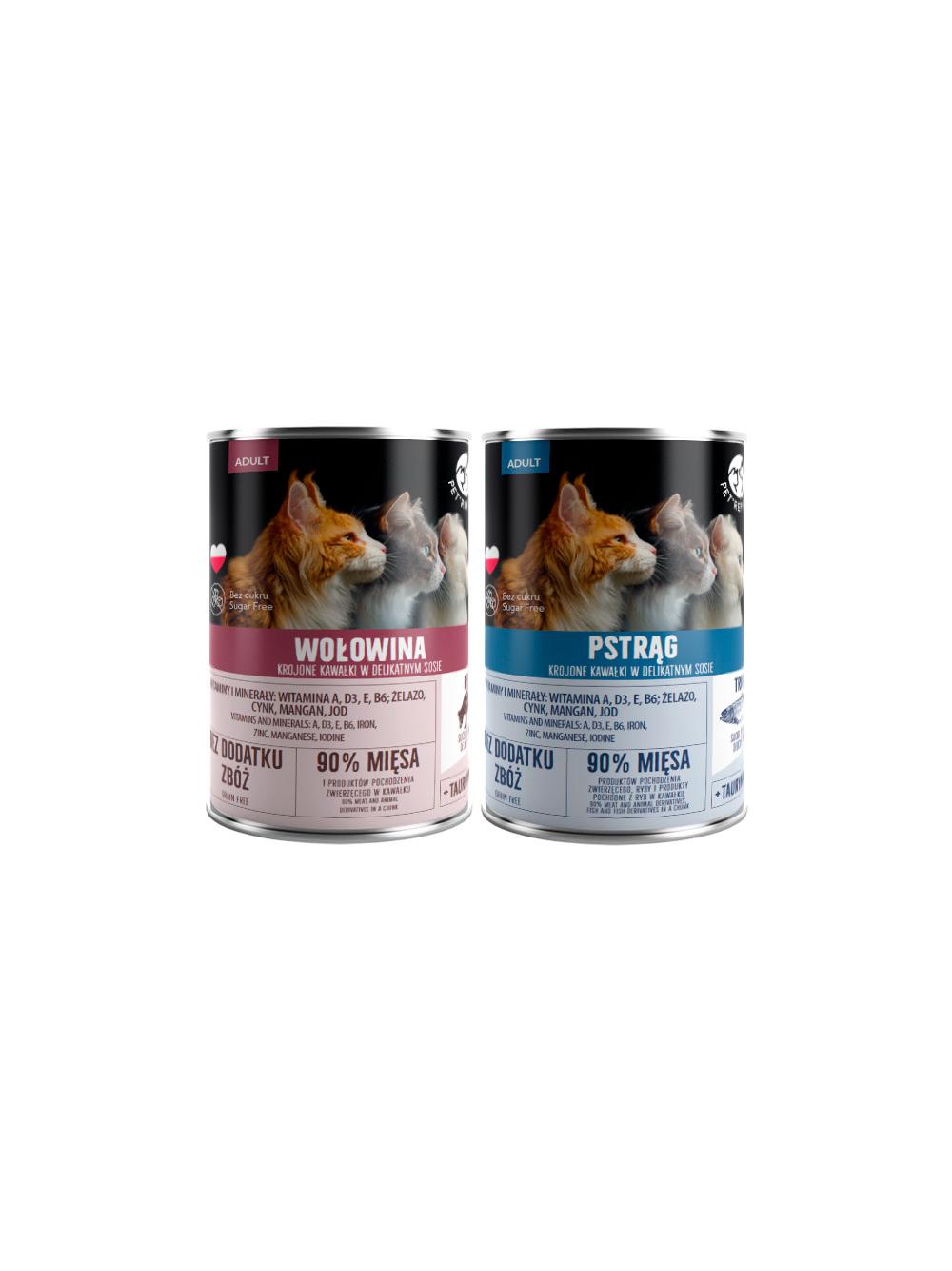 PetRepublic kawałki w sosie Mix smaków 24x400g
