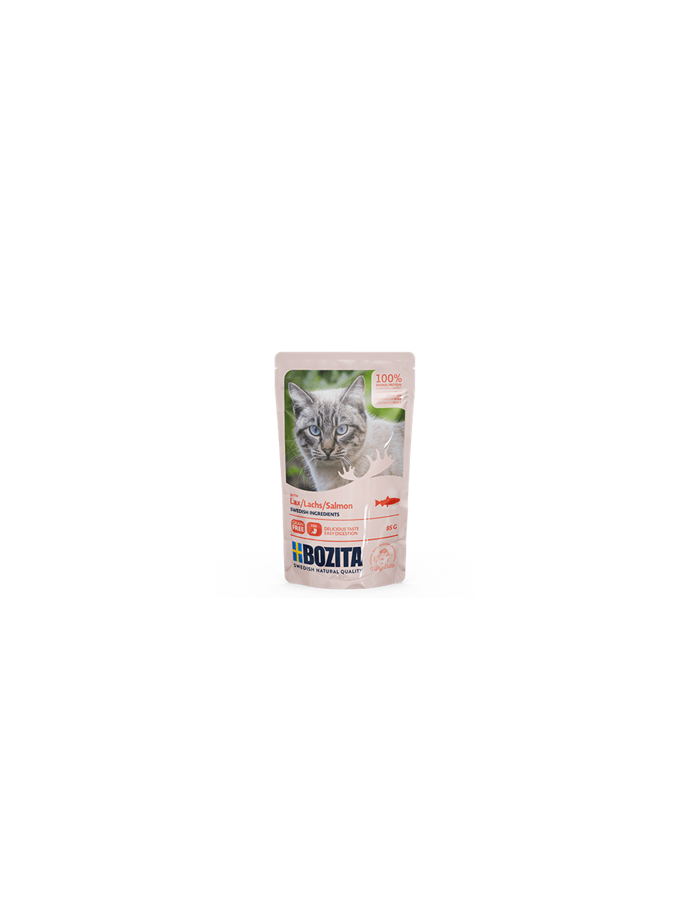 BOZITA Kawałki w sosie z łososiem (saszetka) 85g