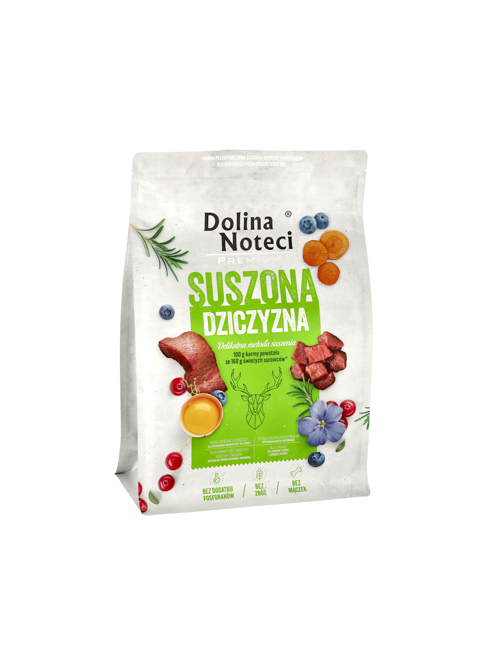 DOLINA NOTECI Premium Dziczyzna- karma suszona dla psa 3kg