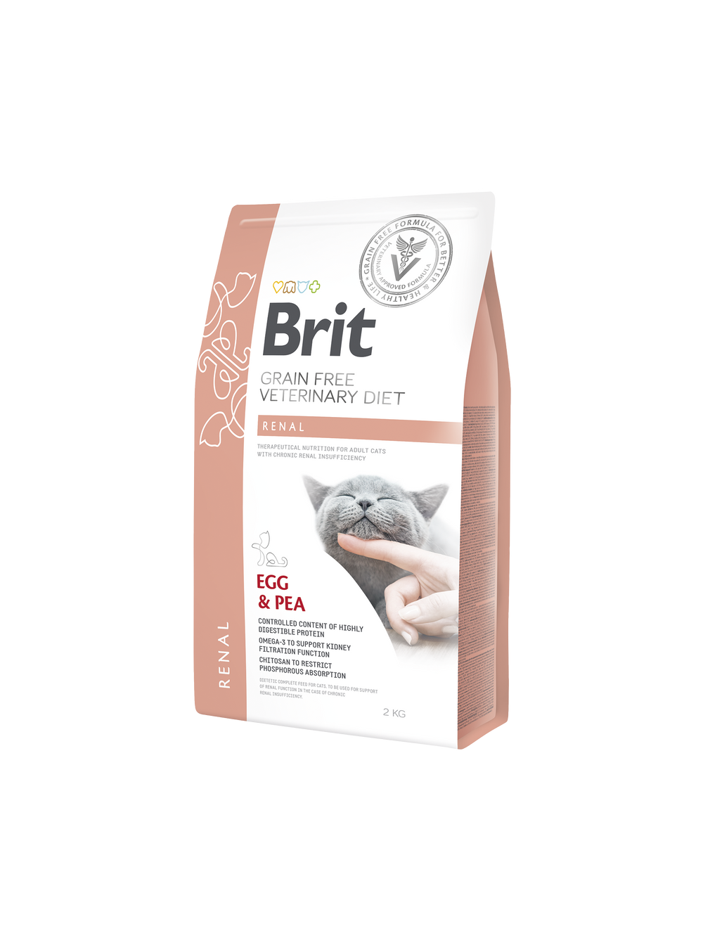 Brit gf veterinary diets cat Renal 2kg