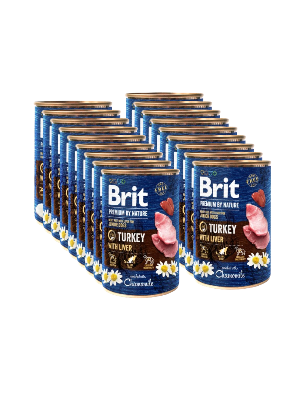 Brit Premium by Nature Turkey With Liver 18x400g
