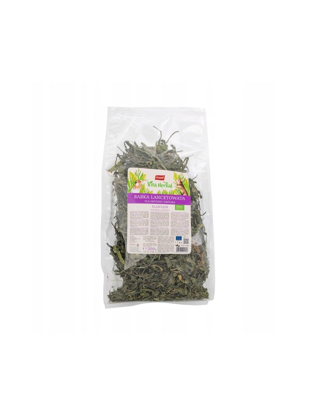 VITAPOL Vita Herbal Babka lancetowata dla gryzoni i królika 200g