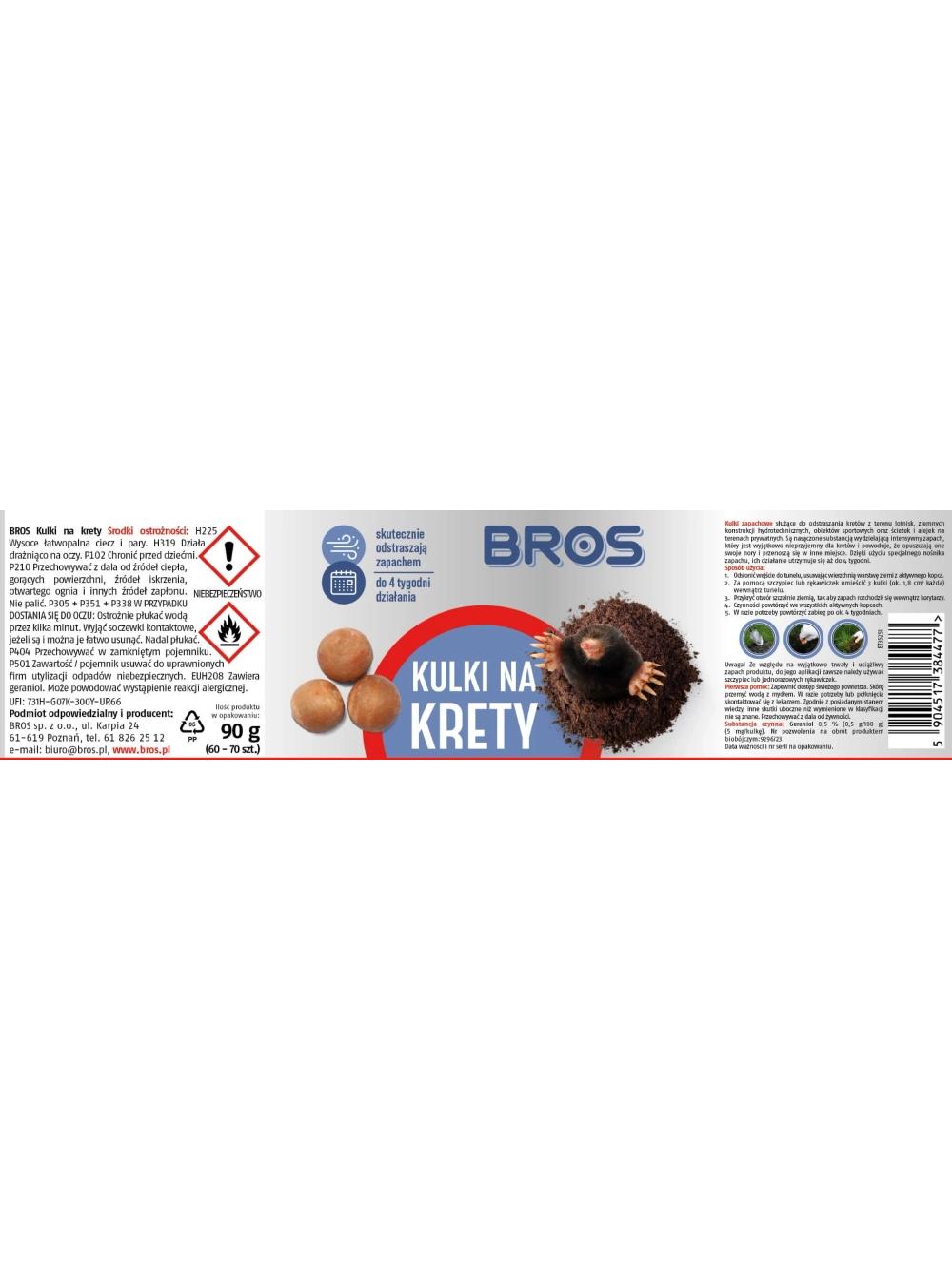 BROS Kulki na krety 90g