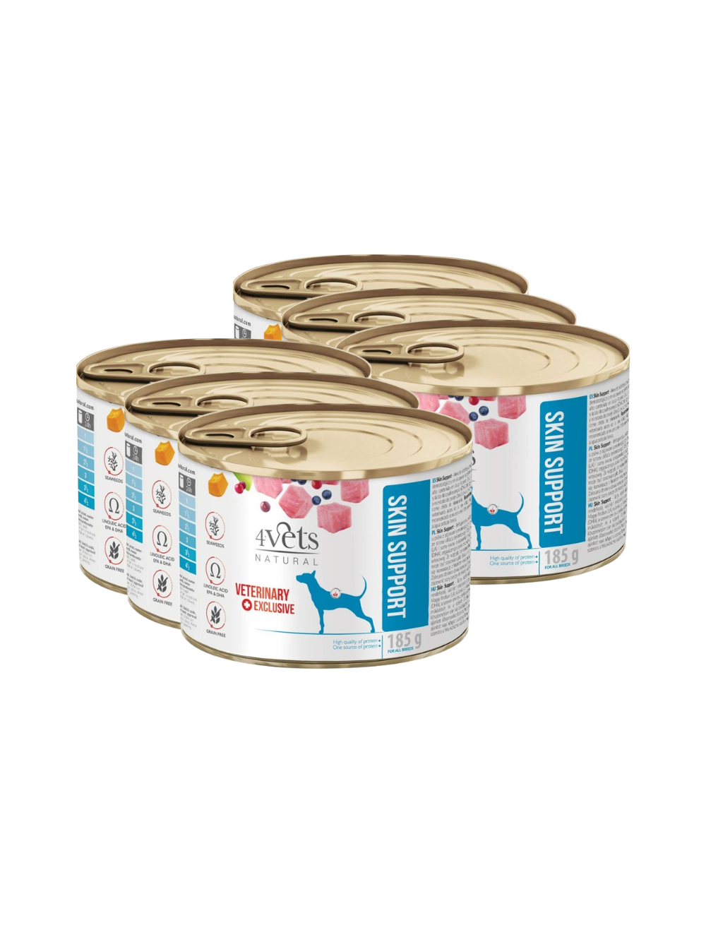 4Vets Dog Skin Support 6x185 g
