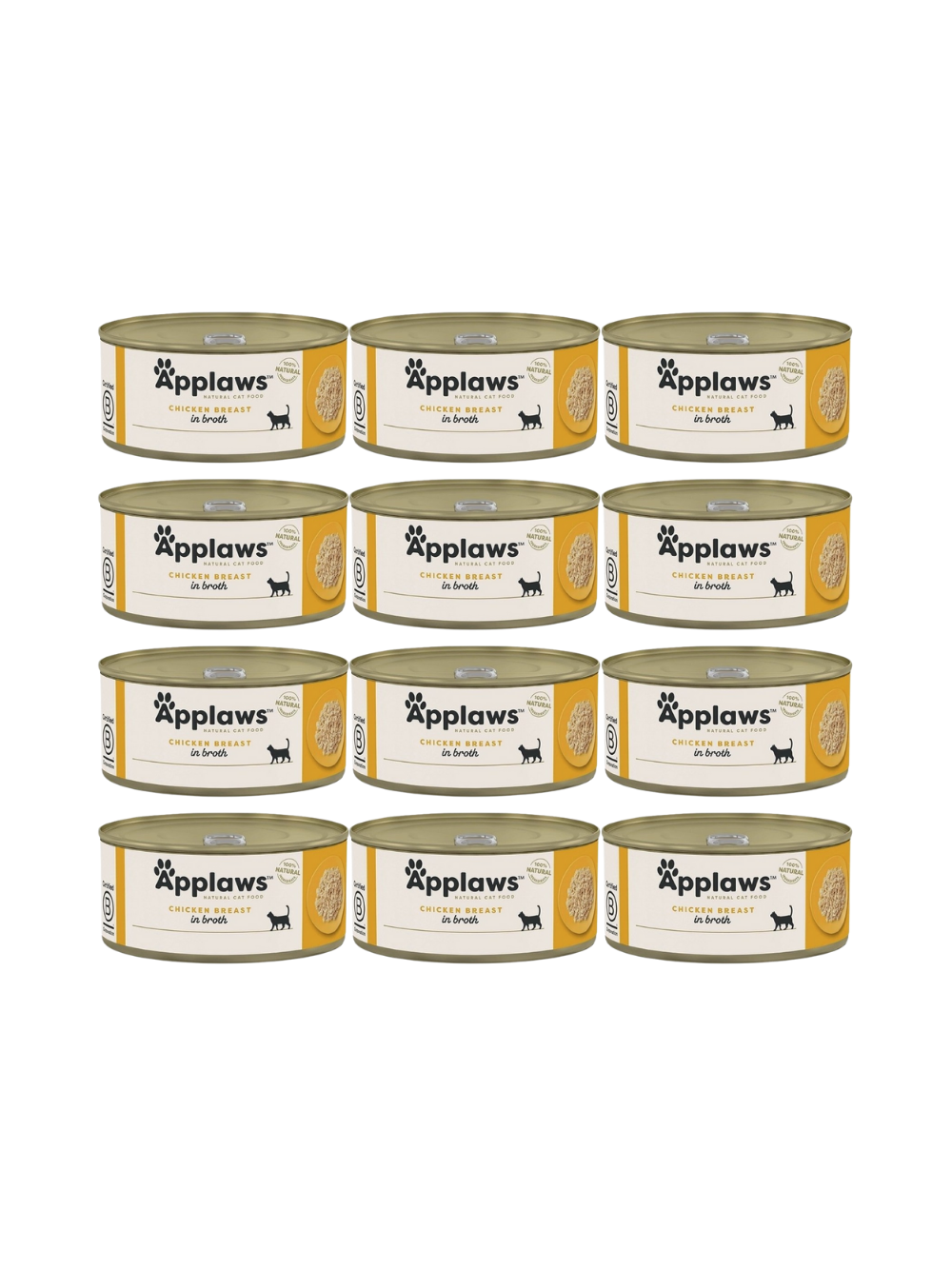 Applaws Cat Pierś z Kurczaka 12x70g PUSZKA