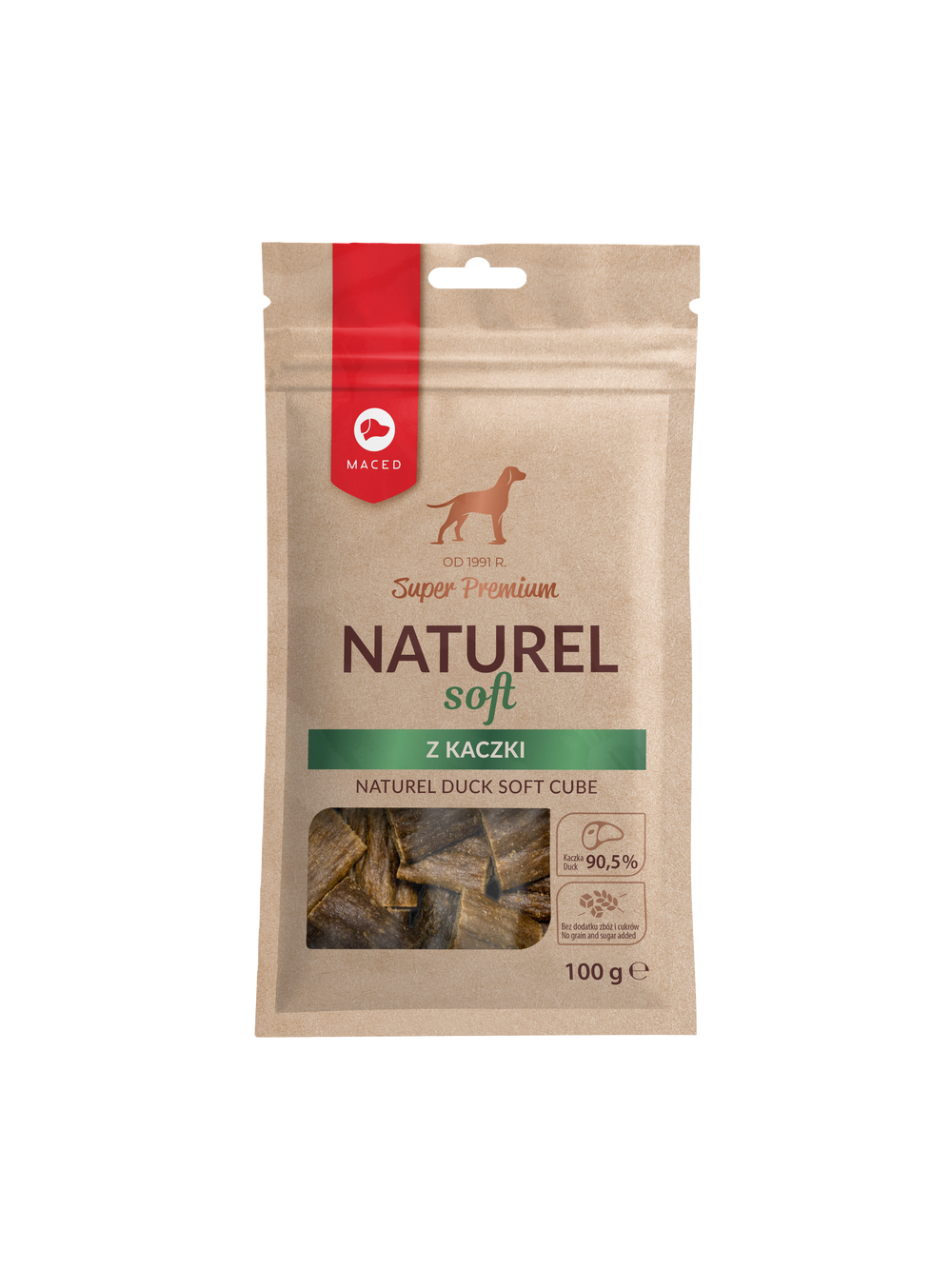 MACED Super Premium Naturel Soft z kaczki 100g