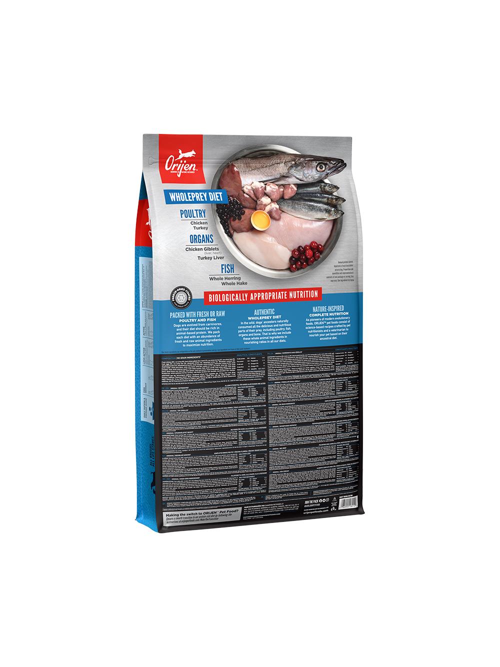 ORIJEN Original Dog 11,4kg + niespodzianka dla psa GRATIS!