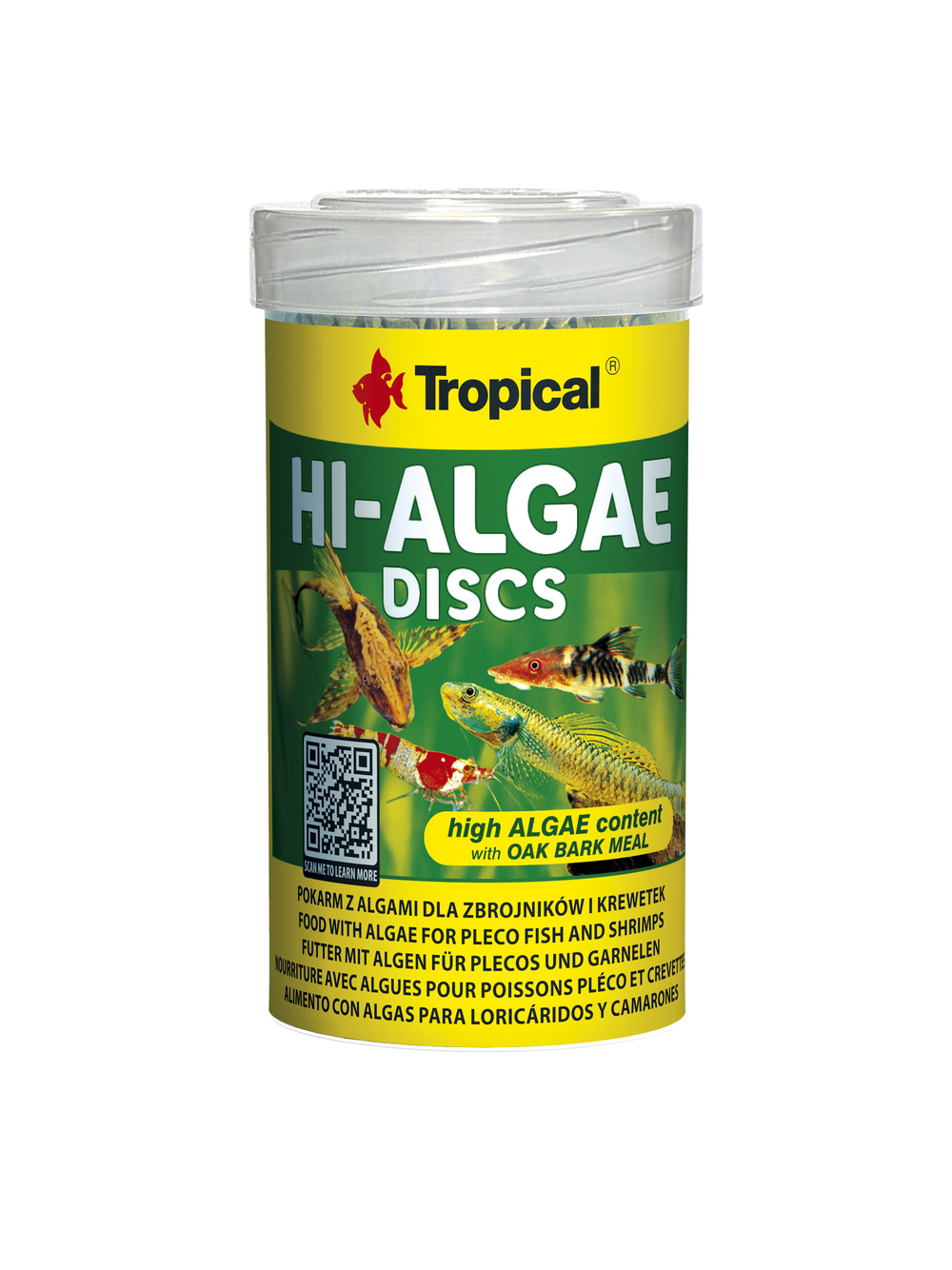 TROPICAL HI-ALGAE DISCS 100ML/60G