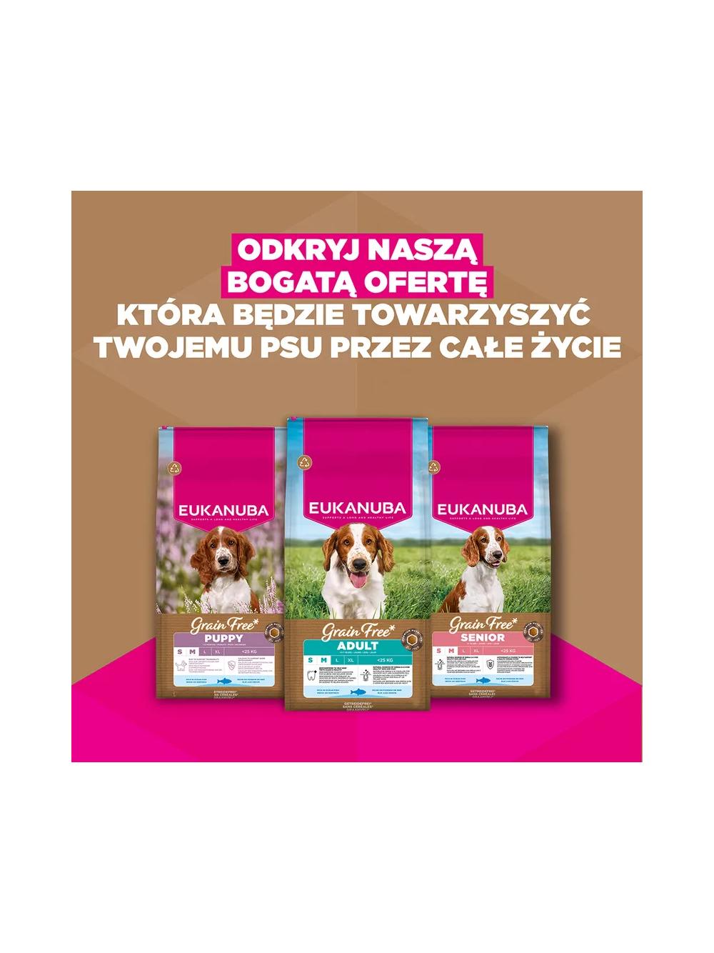 EUKANUBA Adult Small&Medium Grain Free 12kg