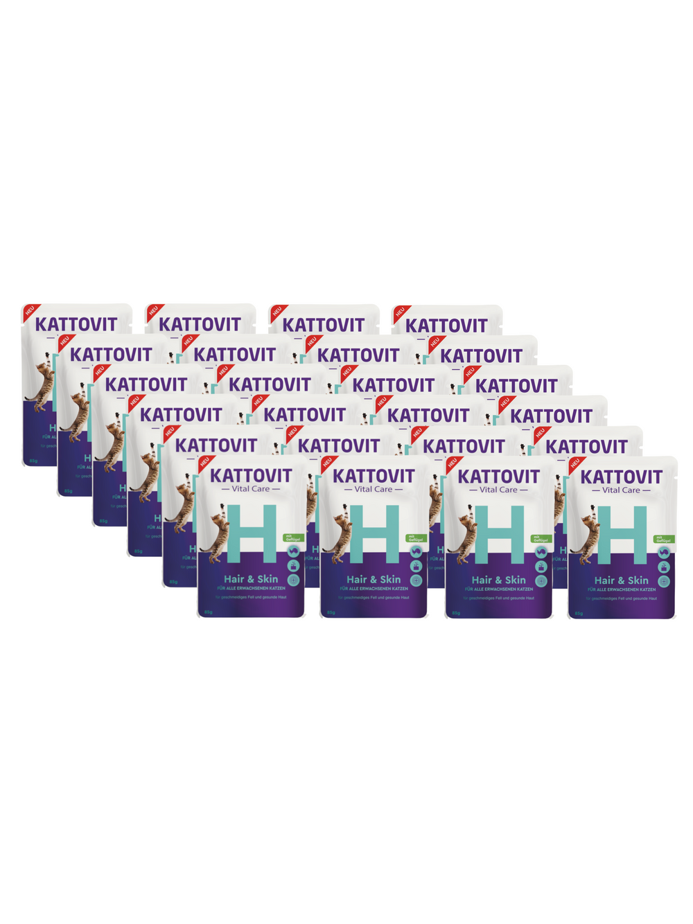 Kattovit Vital Care Hair & Skin 24x85g