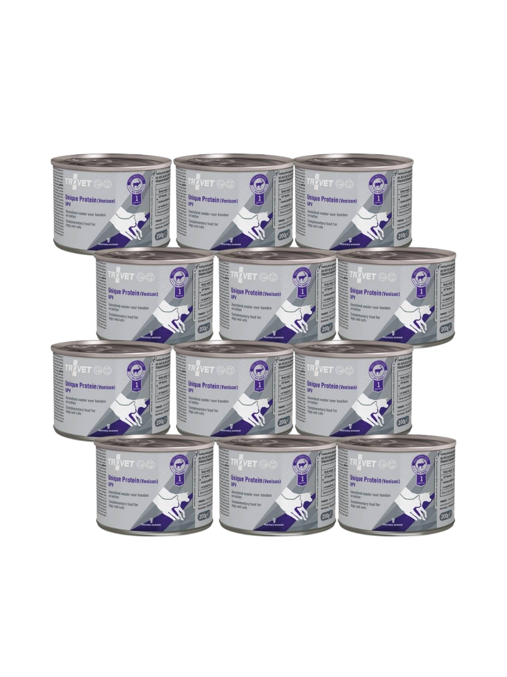 TROVET UPV Unique Protein (Dziczyzna) 12x200g dla kota/psa