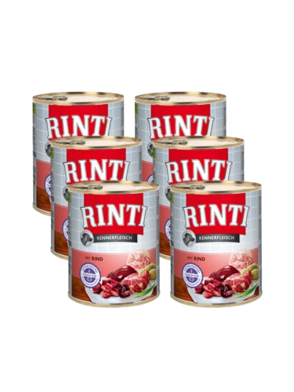 Rinti Kennerfleisch karma mokra dla psa - wołowina 6x800g