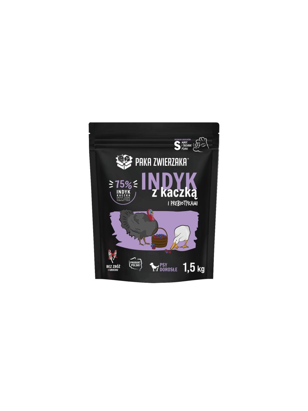 Paka Zwierzaka - Seventh heaven - Indyk z kaczką MINI (Turkey & Duck)  1,5kg