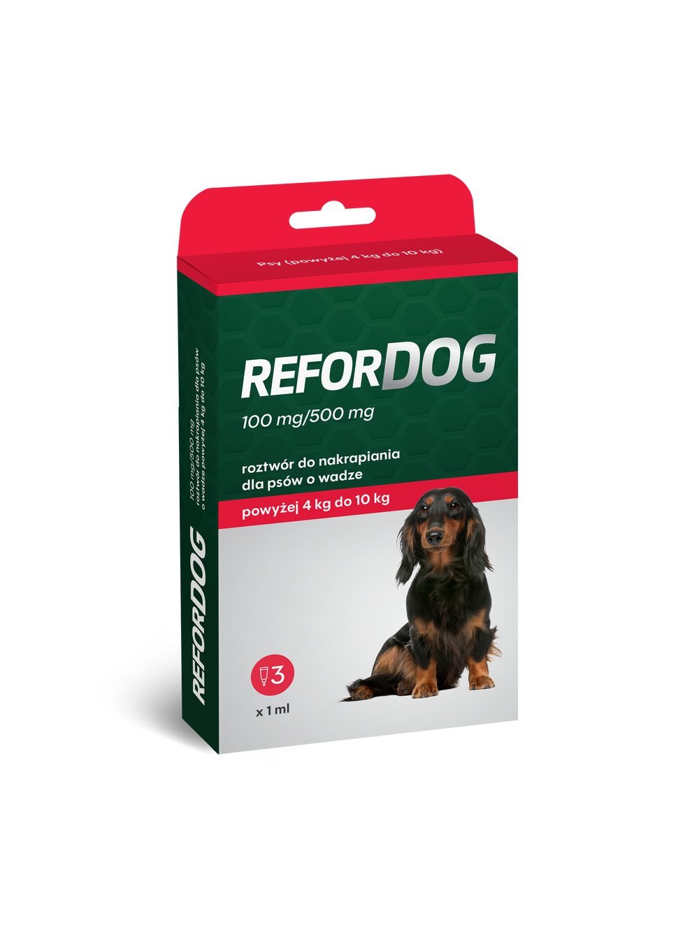 Refordog dla psów 4–10 kg 3 pipety x 1,0ml
