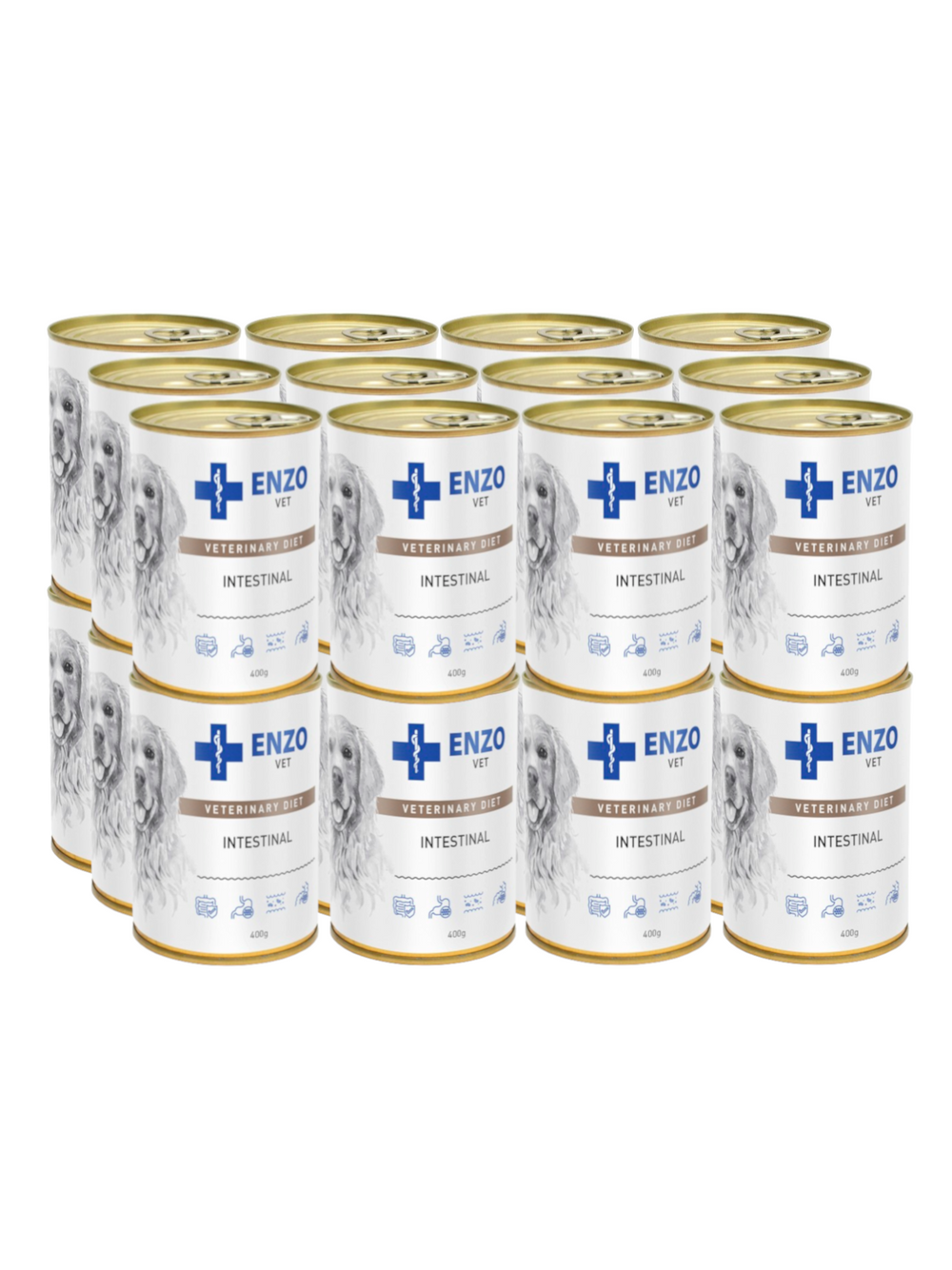 ENZO VET Intestinal dieta z chorobami przewodu pokarmowego z jagnięciną dla psów 24x400g