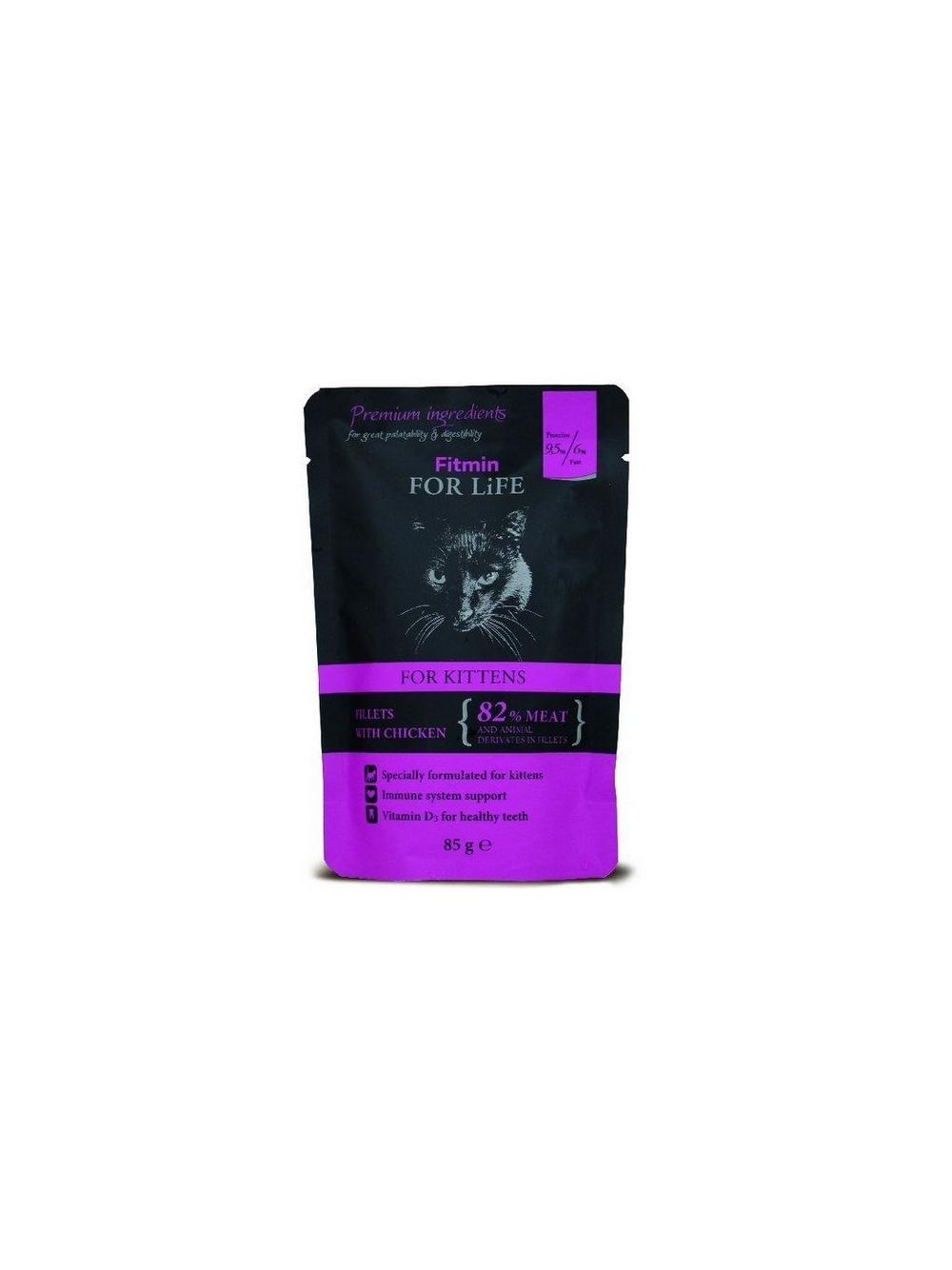 Fitmin Cat For Life Kitten Chicken 28x85g