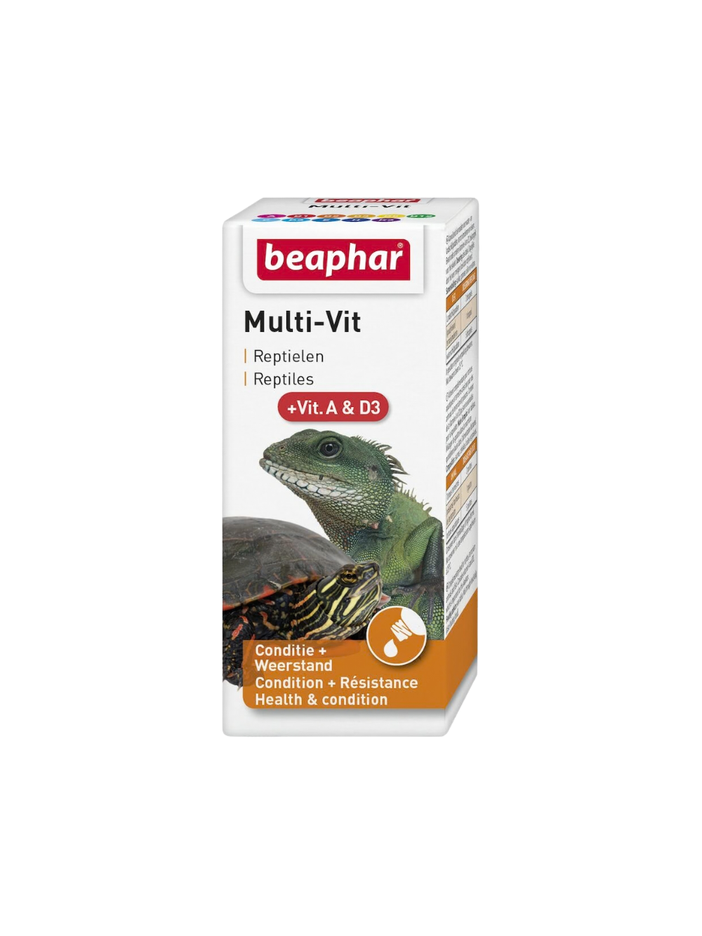 Beaphar MULTI-VIT TURTLE 20ML - preparat witaminowy dla gadów