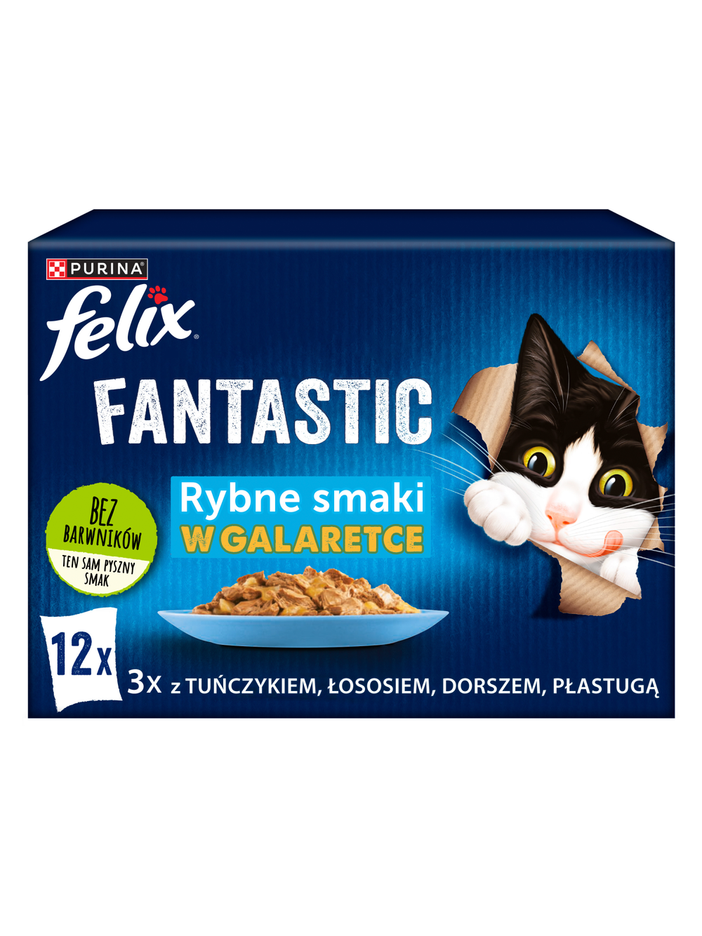 FELIX Fantastic Rybne Smaki w galaretce: 72x85g