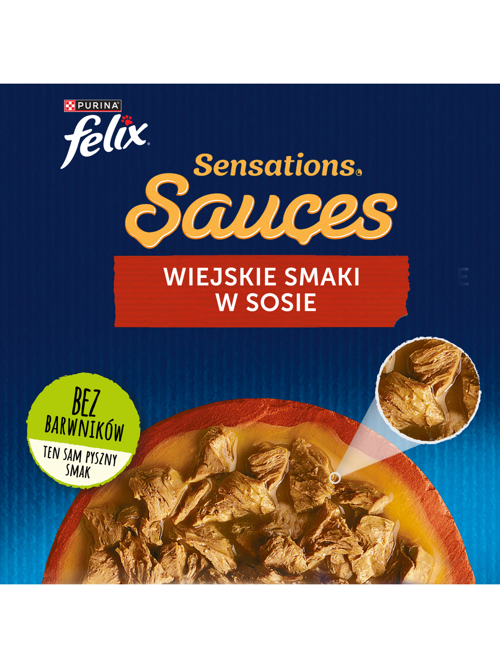 FELIX Sensations Sauce Karma dla kotów wiejskie smaki w sosie 4x85g
