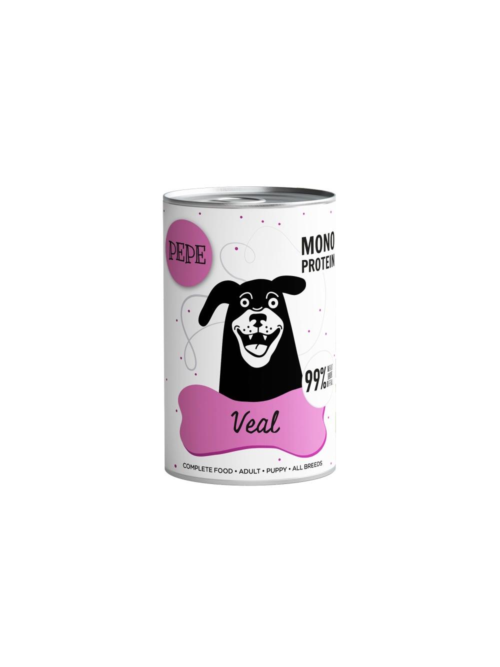 PEPE MONO PROTEIN Veal (cielęcina)  6x400g