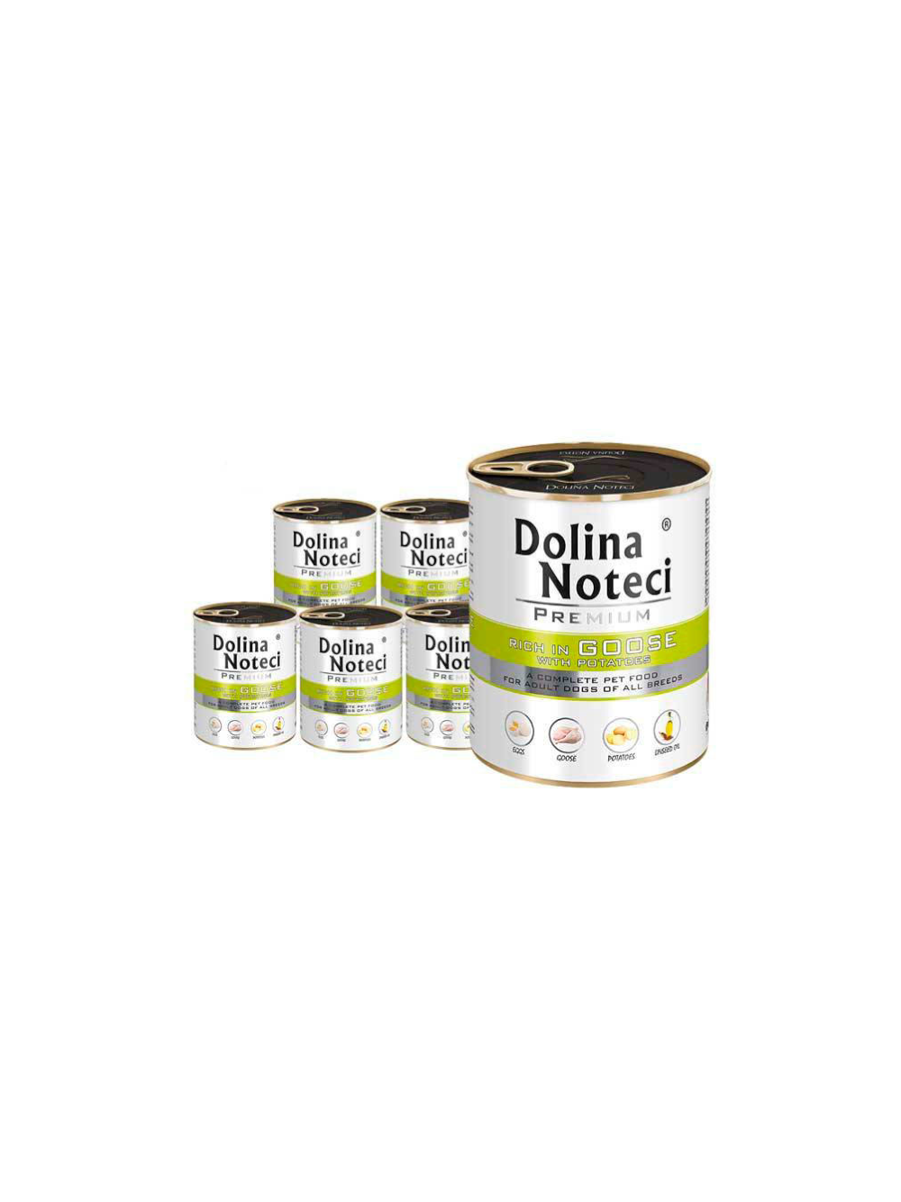 Dolina Noteci Premium Gęś z ziemniakami 24x800g