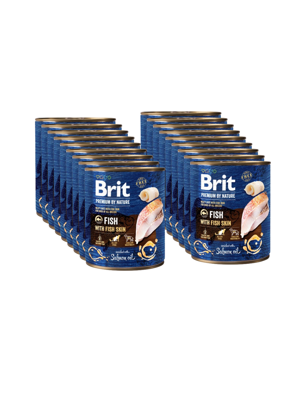 Brit Premium by Nature Fish with Fish Skin 18x800g