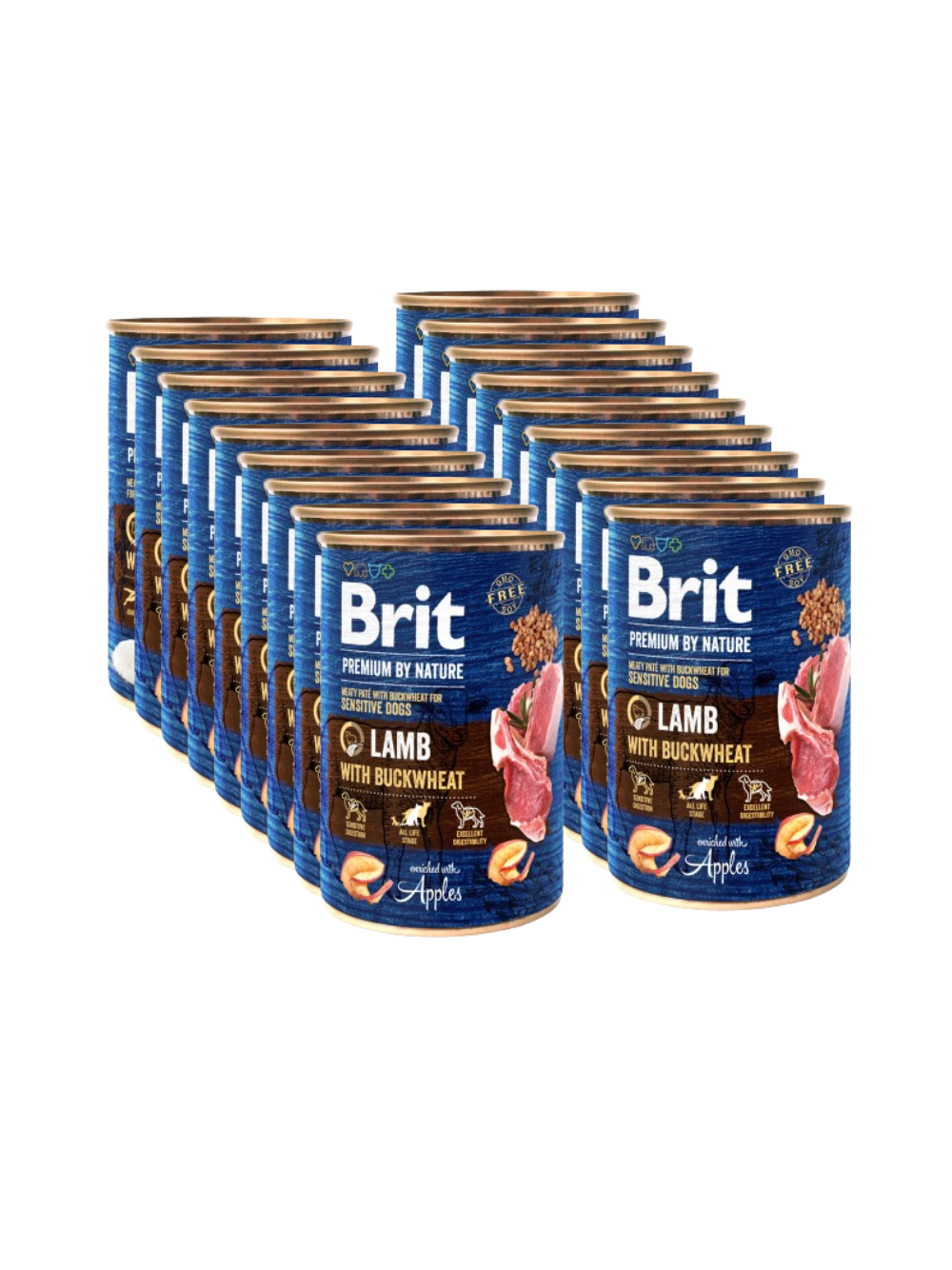 Brit Premium by Nature Lamb With BUCKWHEAT 18x400g