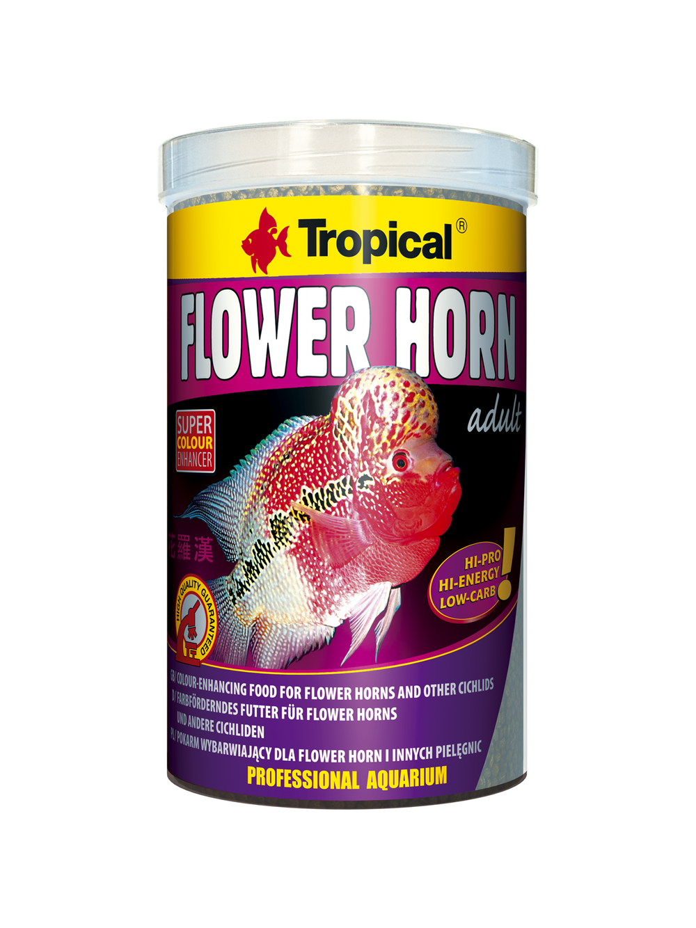 TROPICAL FLOWER HORN ADULT PELLET 500ML/190G