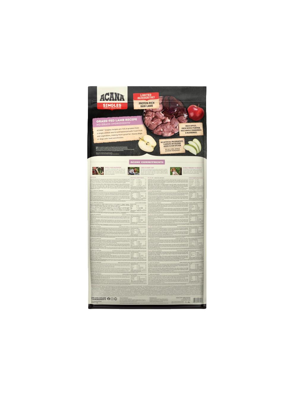 ACANA Singles Grass-Fed Lamb 17kg