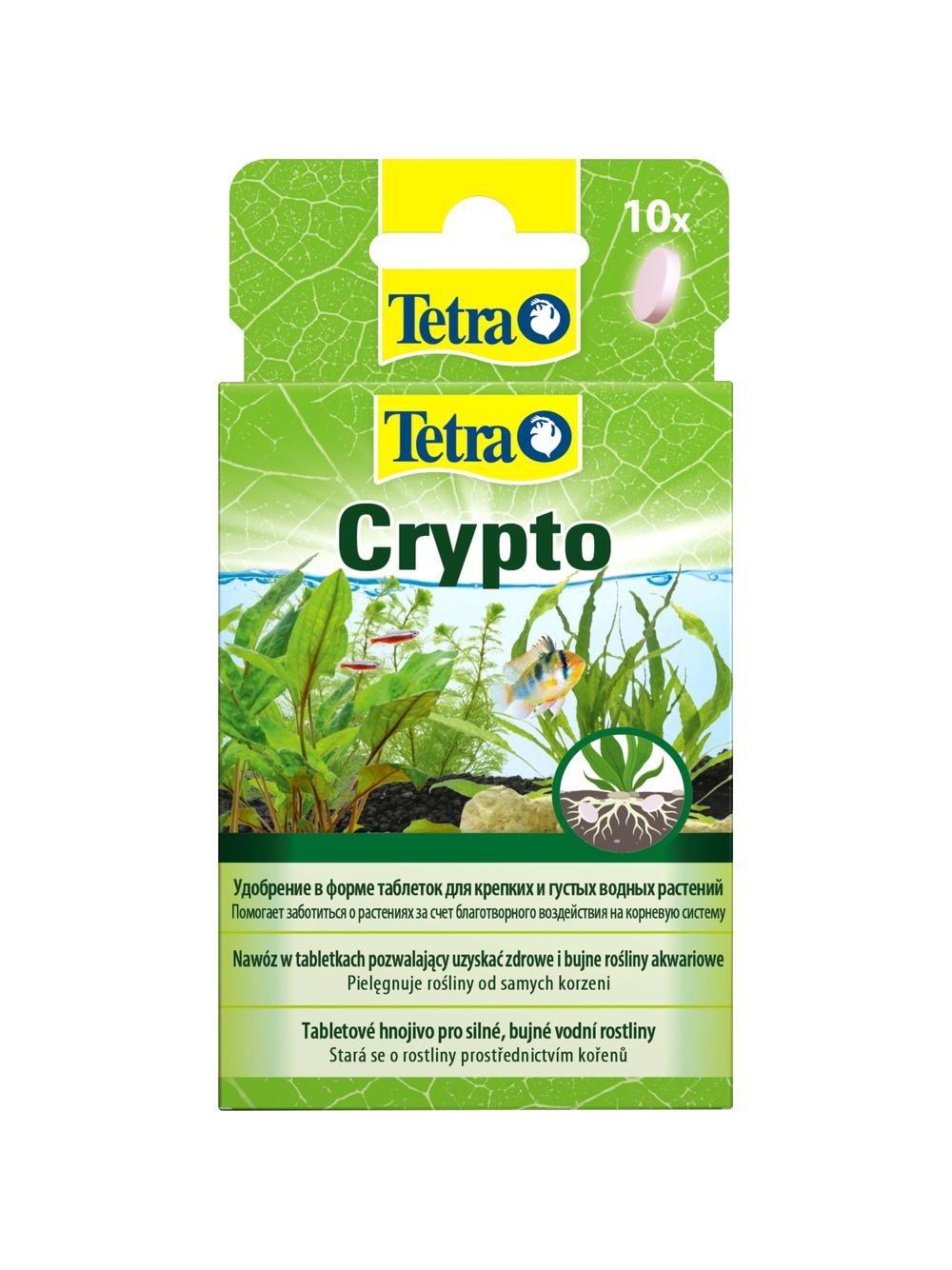TETRA Crypto 10 Tab.nawóz do roślin w akwarium, zdrowy,szybki wzrost