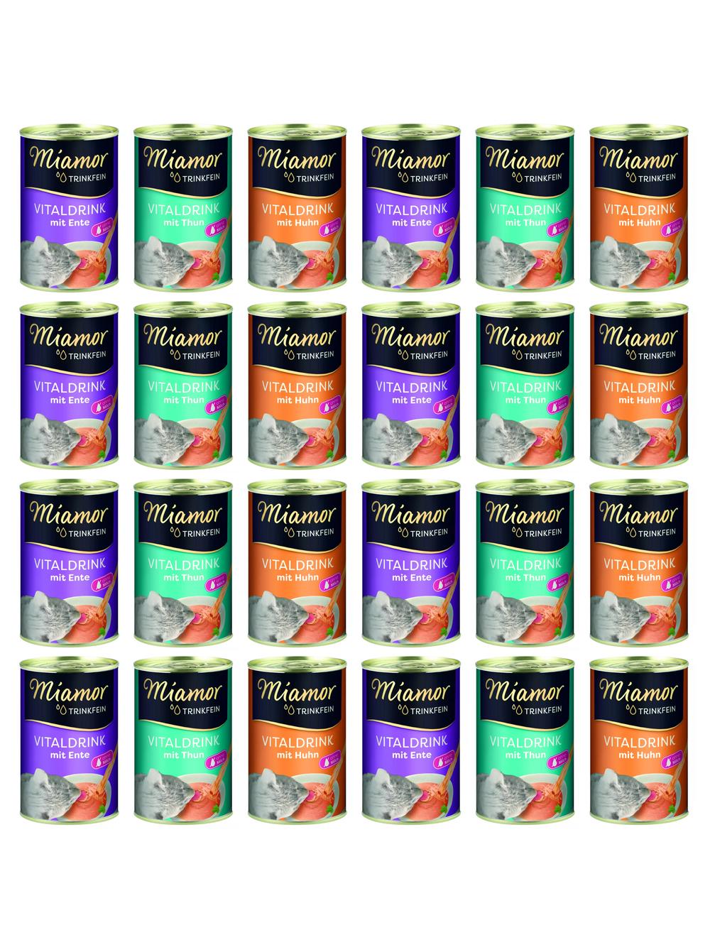 Miamor VitalDrink Mix smaków 24x135ml