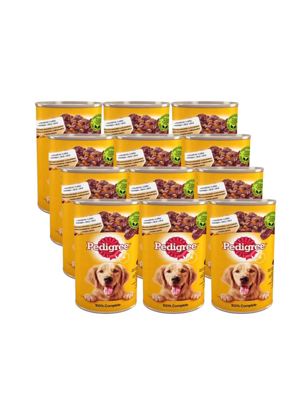 PEDIGREE Adult puszka 12x1200g - mokra karma pełnoporcjowa dla dorosłych psów, z kurczakiem w galaretce
