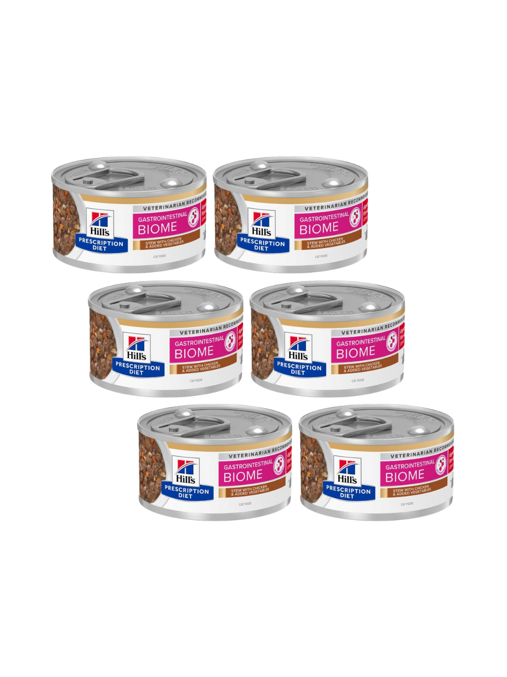 HILL'S PD Prescription Diet Gastrointestinal Biome Stress 6x82g