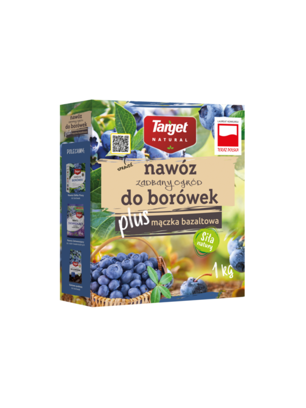 NAWÓZ ZADBANY OGRÓD DO BORÓWEK Z MĄCZKĄ BAZALTOWĄ 1 KG
