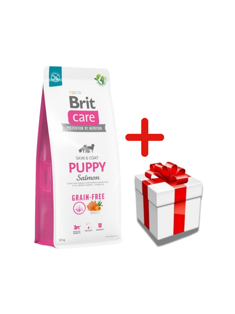 BRIT CARE Dog Grain-free Puppy Salmon 12kg + NIESPODZIANKA DLA PSA GRATIS!!
