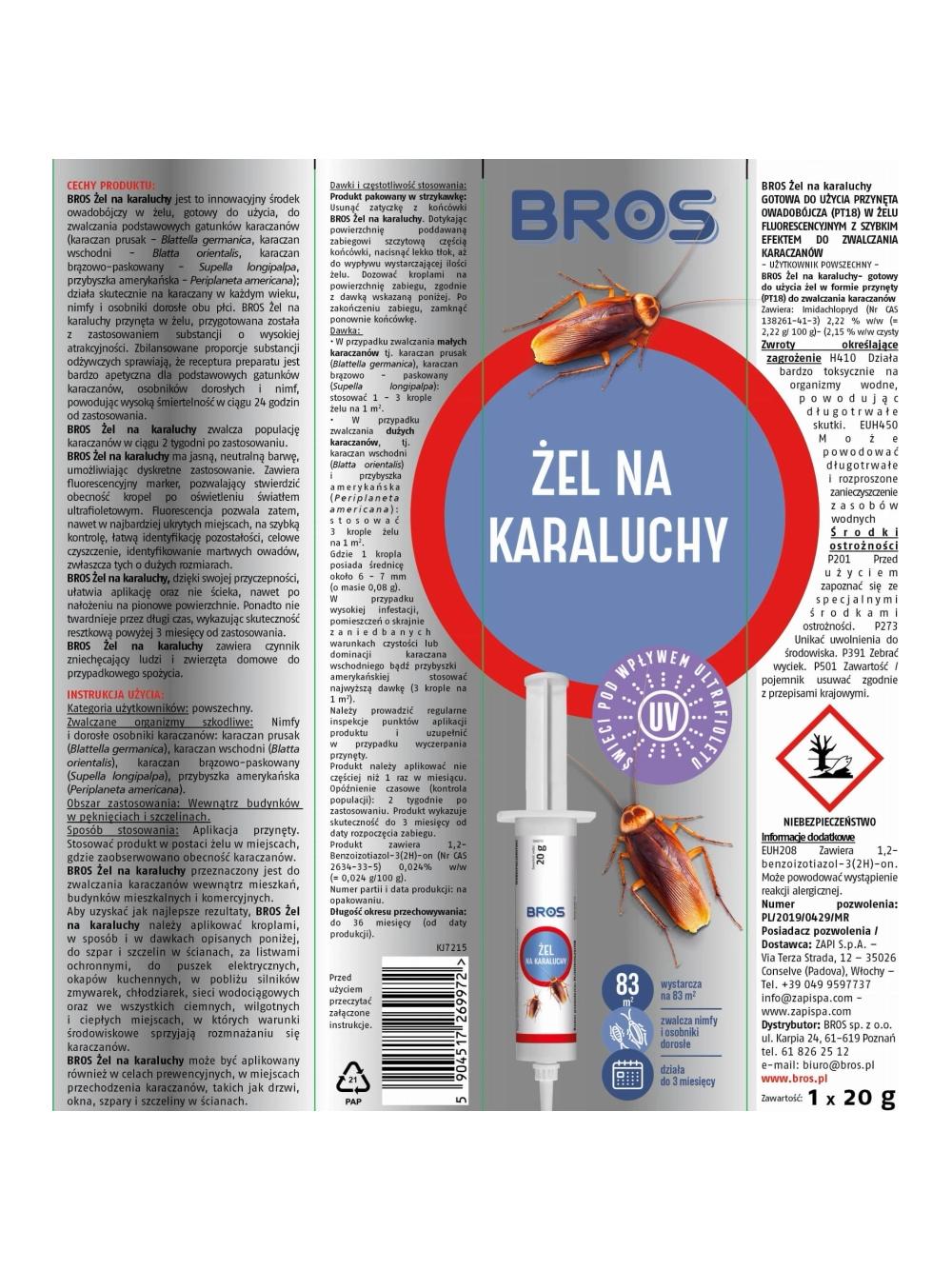 BROS – Żel na karaluchy 20g