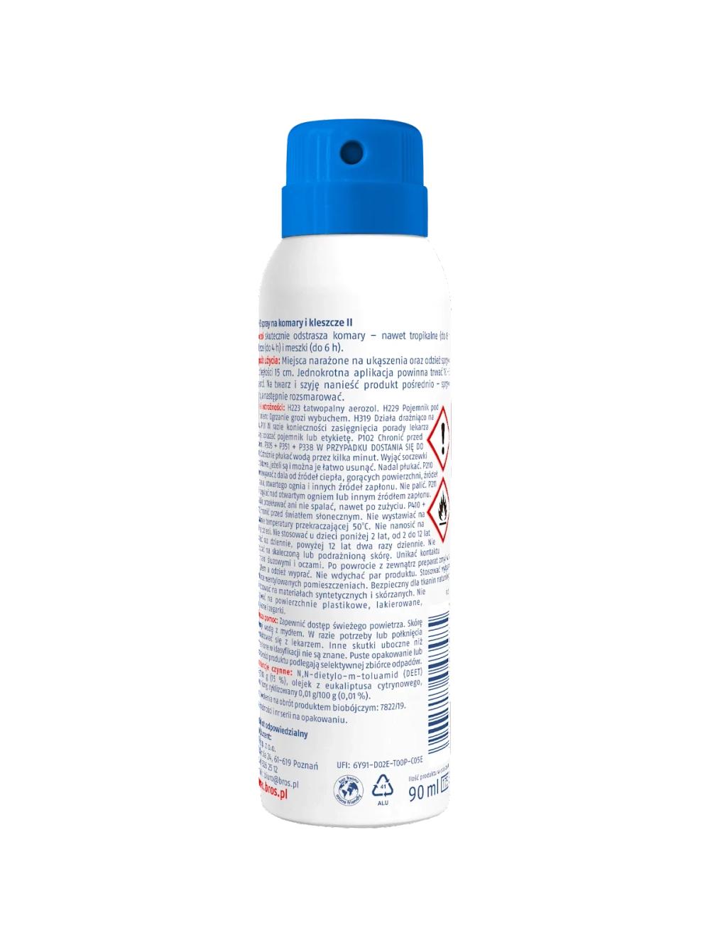 BROS - spray na komary i kleszcze 90ml