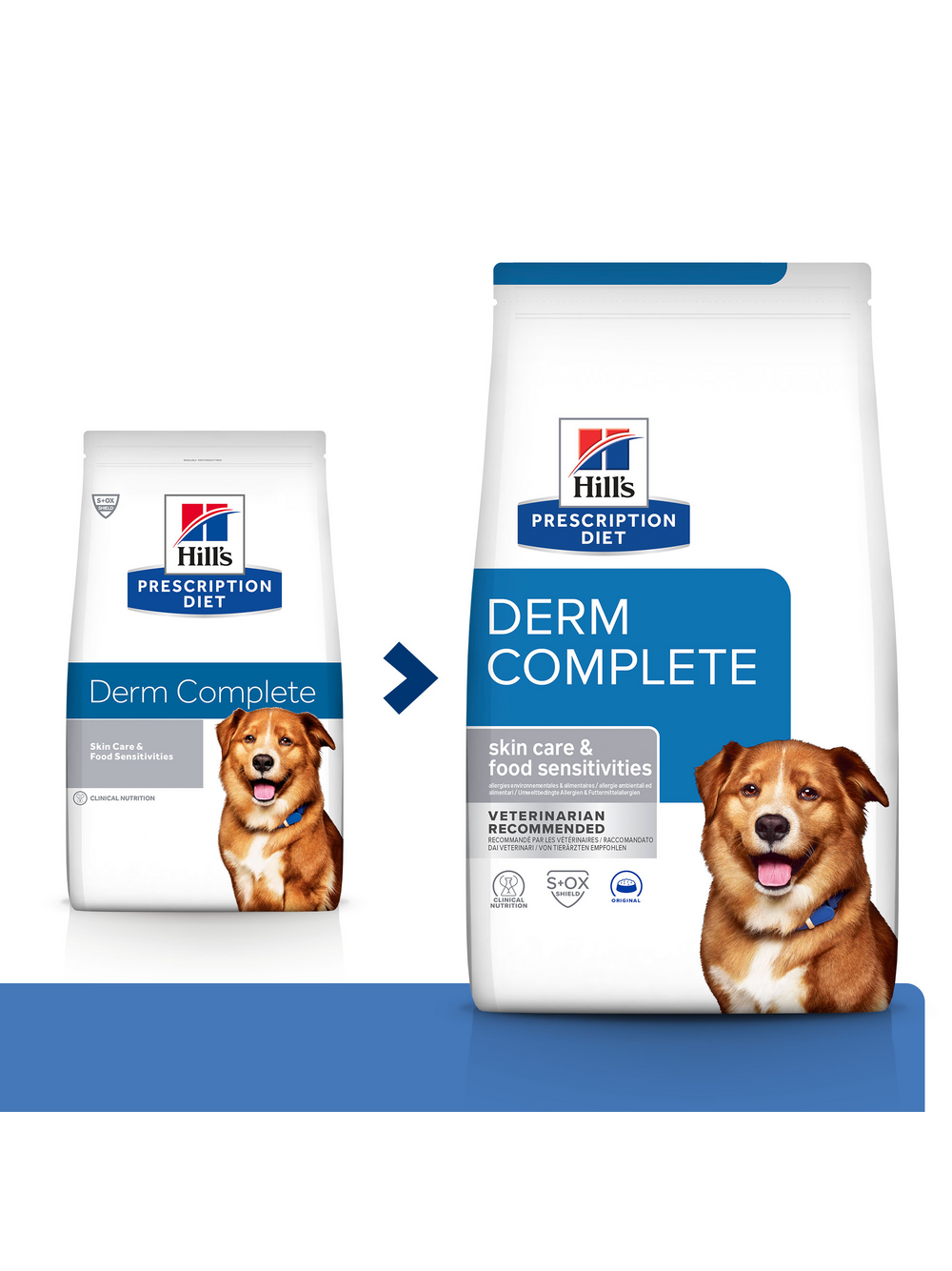 HILL'S PD Prescription Diet Canine Derm Complete 1,5kg + niespodzianka dla psa GRATIS!